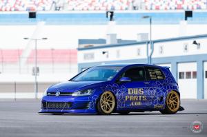 Volkswagen Golf GTi by DWS Parts on Vossen Wheels (LC-109T) 2017 года